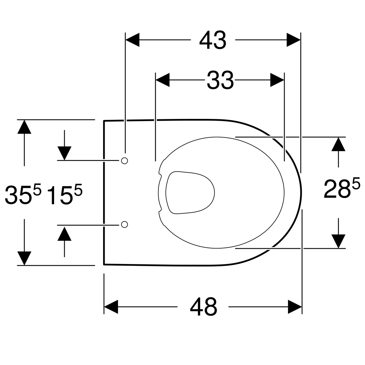 Miska WC Koło Nova Pro M33125000